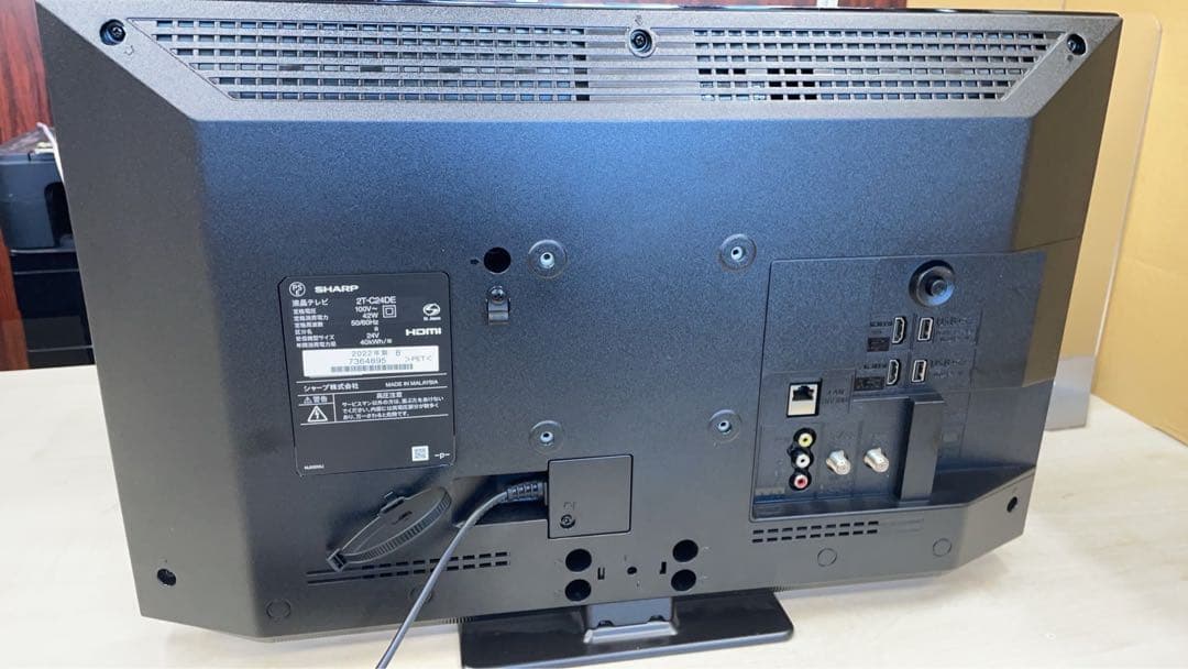 ★中古美品！SHARP 液晶テレビ　24v型　2TC24DE 2022年製