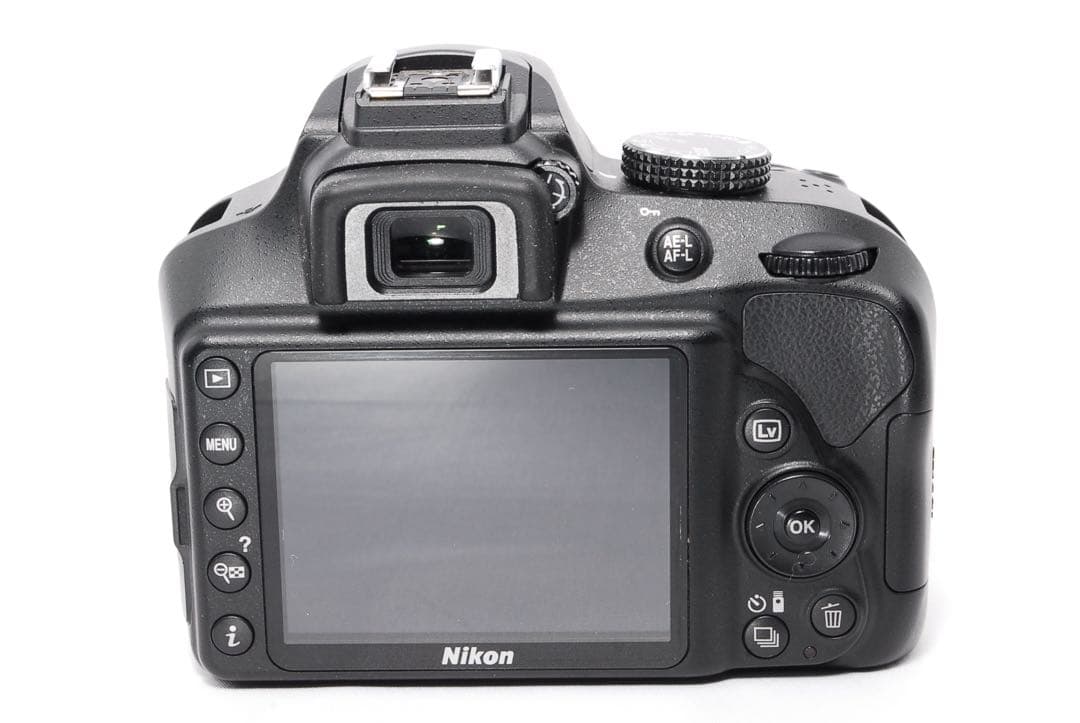 美品◆Nikon D3400◆一眼レフカメラ◆AF-Pレンズ◆WiFiで楽々転送
