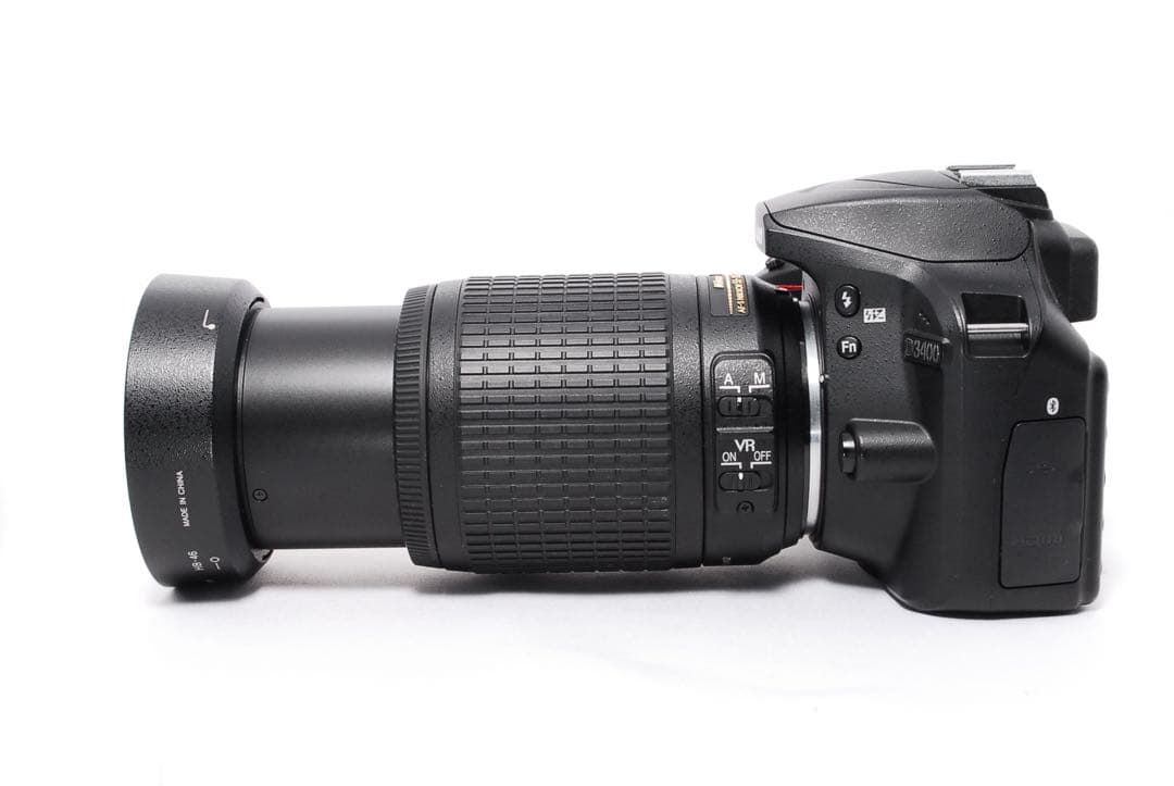 美品◆Nikon D3400◆一眼レフカメラ◆AF-Pレンズ◆WiFiで楽々転送