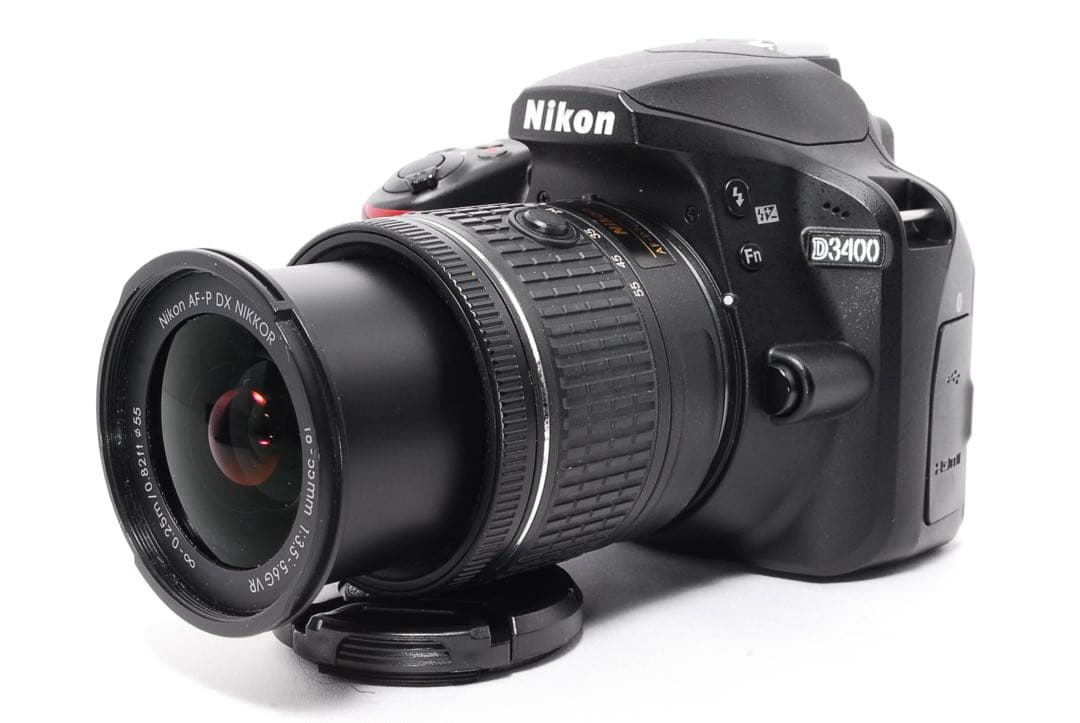 美品◆Nikon D3400◆一眼レフカメラ◆AF-Pレンズ◆WiFiで楽々転送