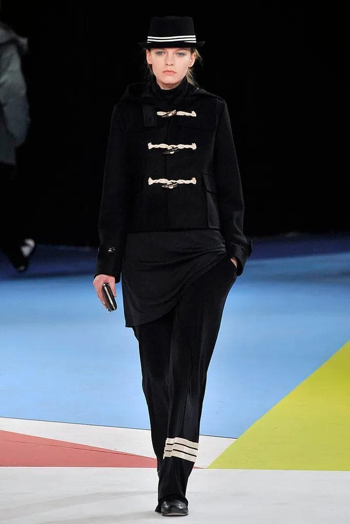 ランウェイ着 09AW ヨウジヤマモト Y-3 名作 スウェット ダッフルJKT