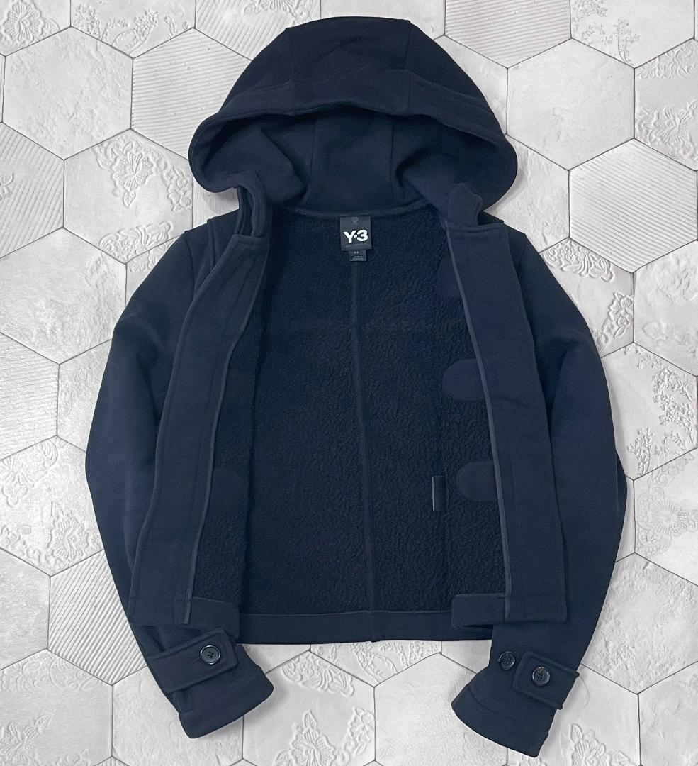 ランウェイ着 09AW ヨウジヤマモト Y-3 名作 スウェット ダッフルJKT