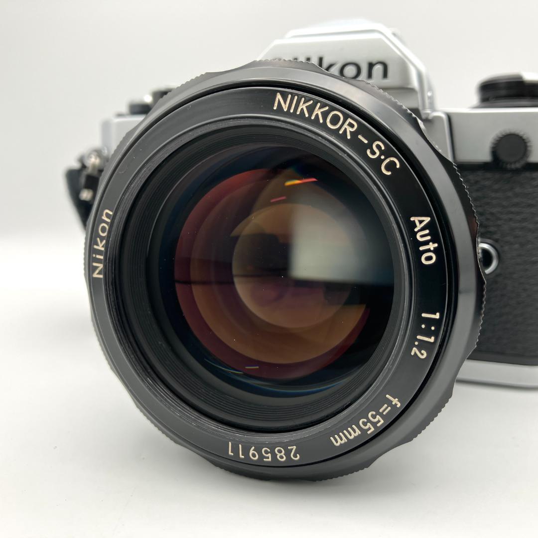 美品 Nikon New FM2 後期型 ＋ NIKKOR-S:C F=55mm