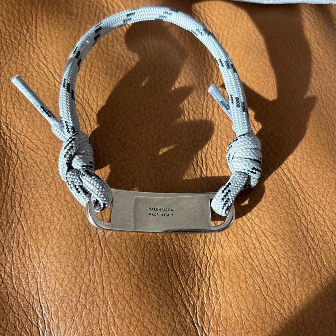 BALENCIAGA ブレスレット/GRY/メンズ/656418 tvx4s