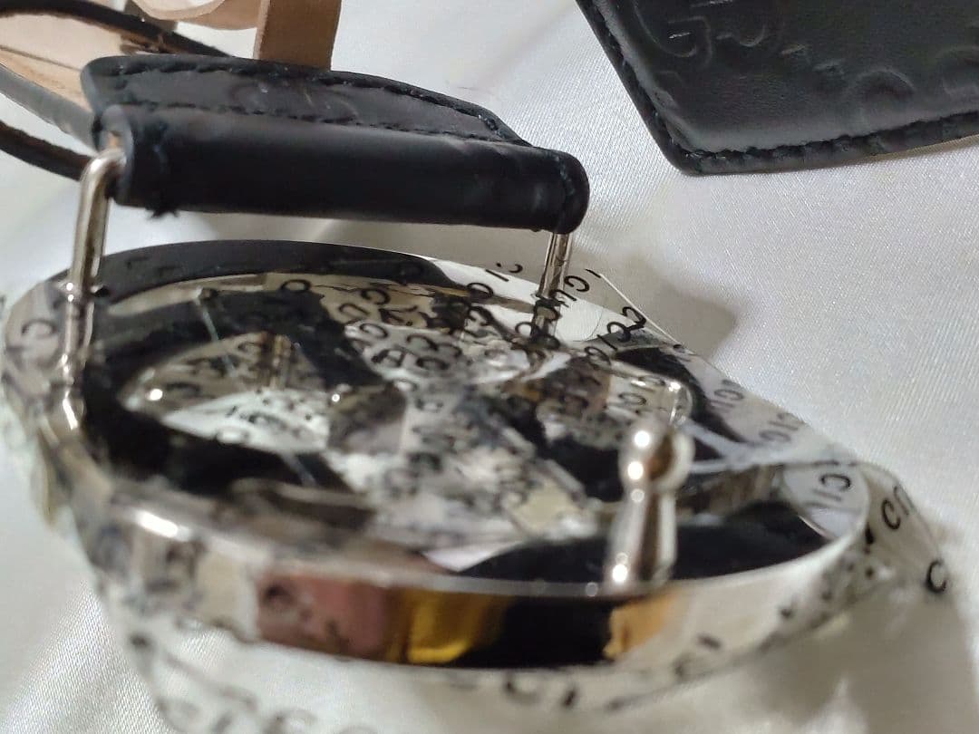 新品未使用品　GUCCIグッチシマレザーインターロッキングG バックルベルト９０