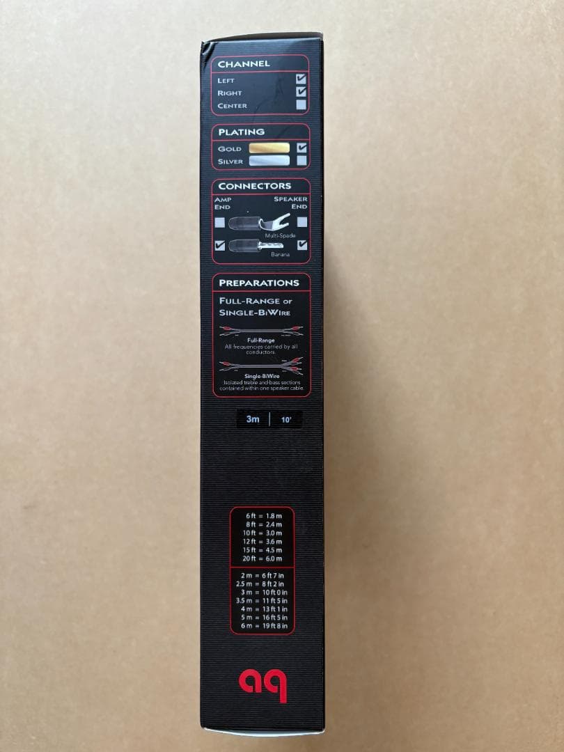 AudioQuest スピーカーケーブル