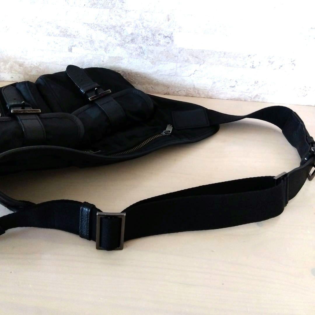 バーバリー ＊ウエストバック ブラック・チェック柄