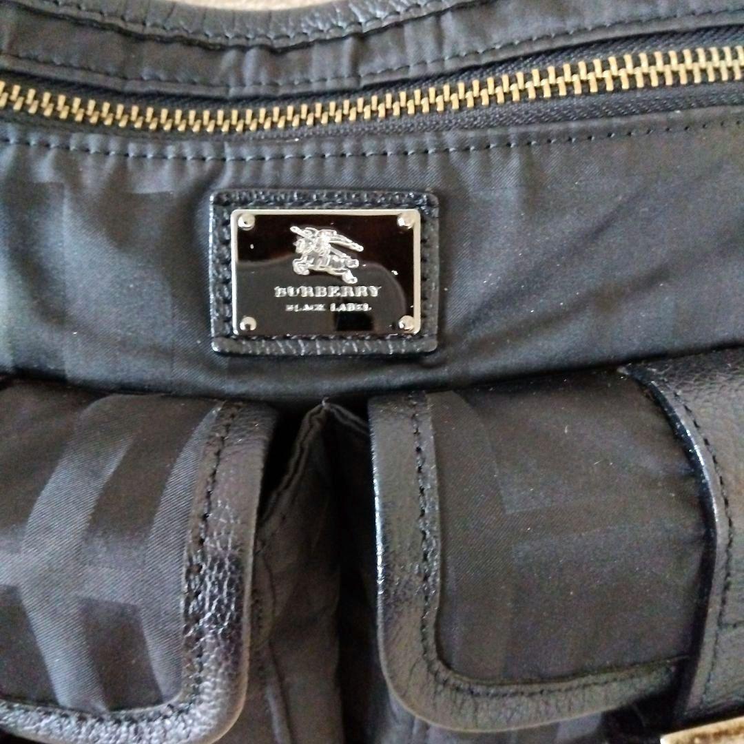 バーバリー ＊ウエストバック ブラック・チェック柄