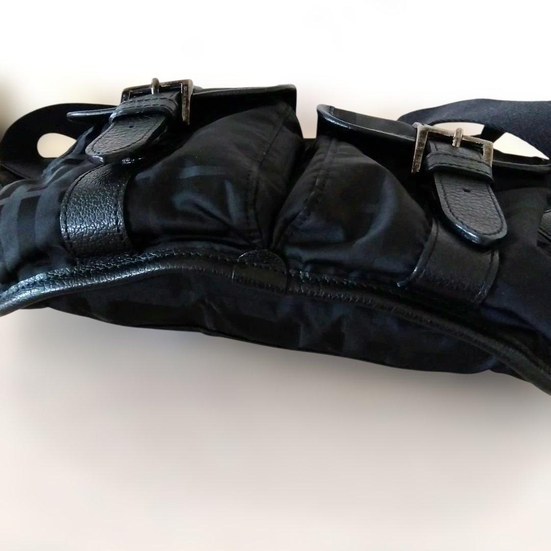 バーバリー ＊ウエストバック ブラック・チェック柄