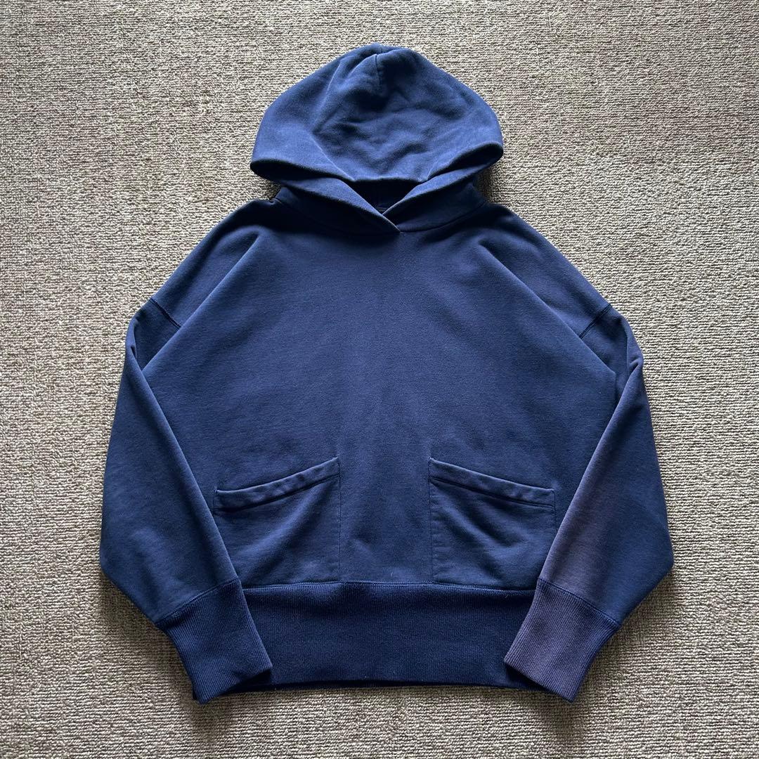 50s 復刻　Levi's パーカー　ネイビー　パチポケ　スウェット　LVC