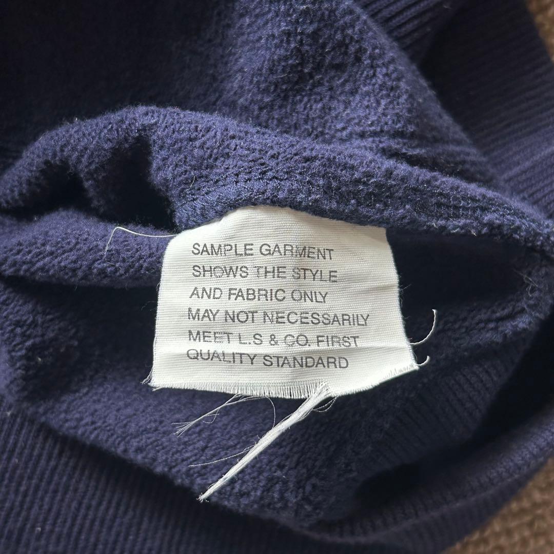 50s 復刻　Levi's パーカー　ネイビー　パチポケ　スウェット　LVC