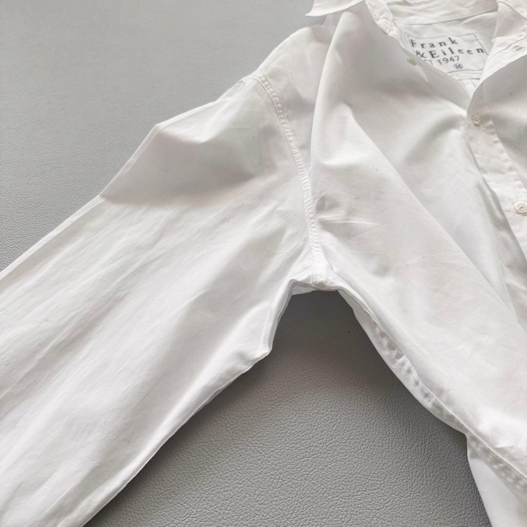 フランクアンドアイリーン Paul ホワイト Mサイズ　白シャツ　ゆったり
