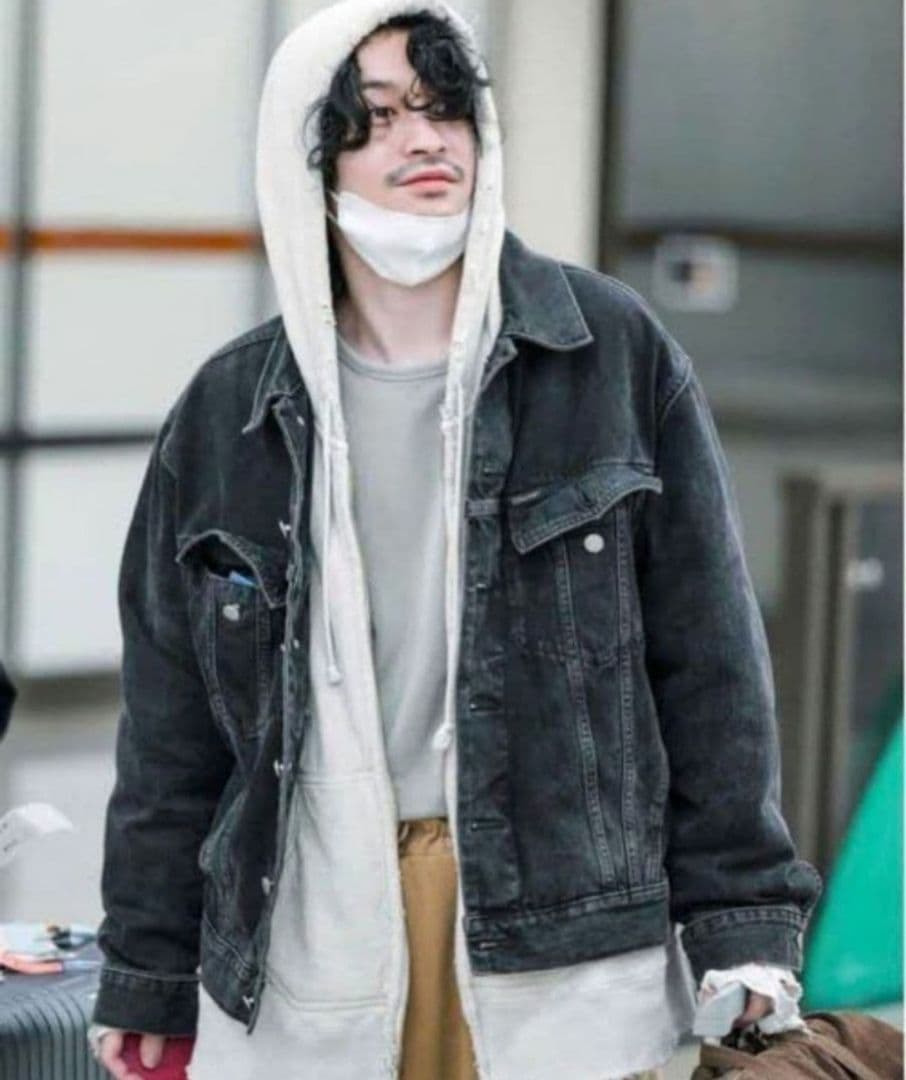 トップス ANC-STORE-EX04 DAMAGE ZIP-UP HOODIE