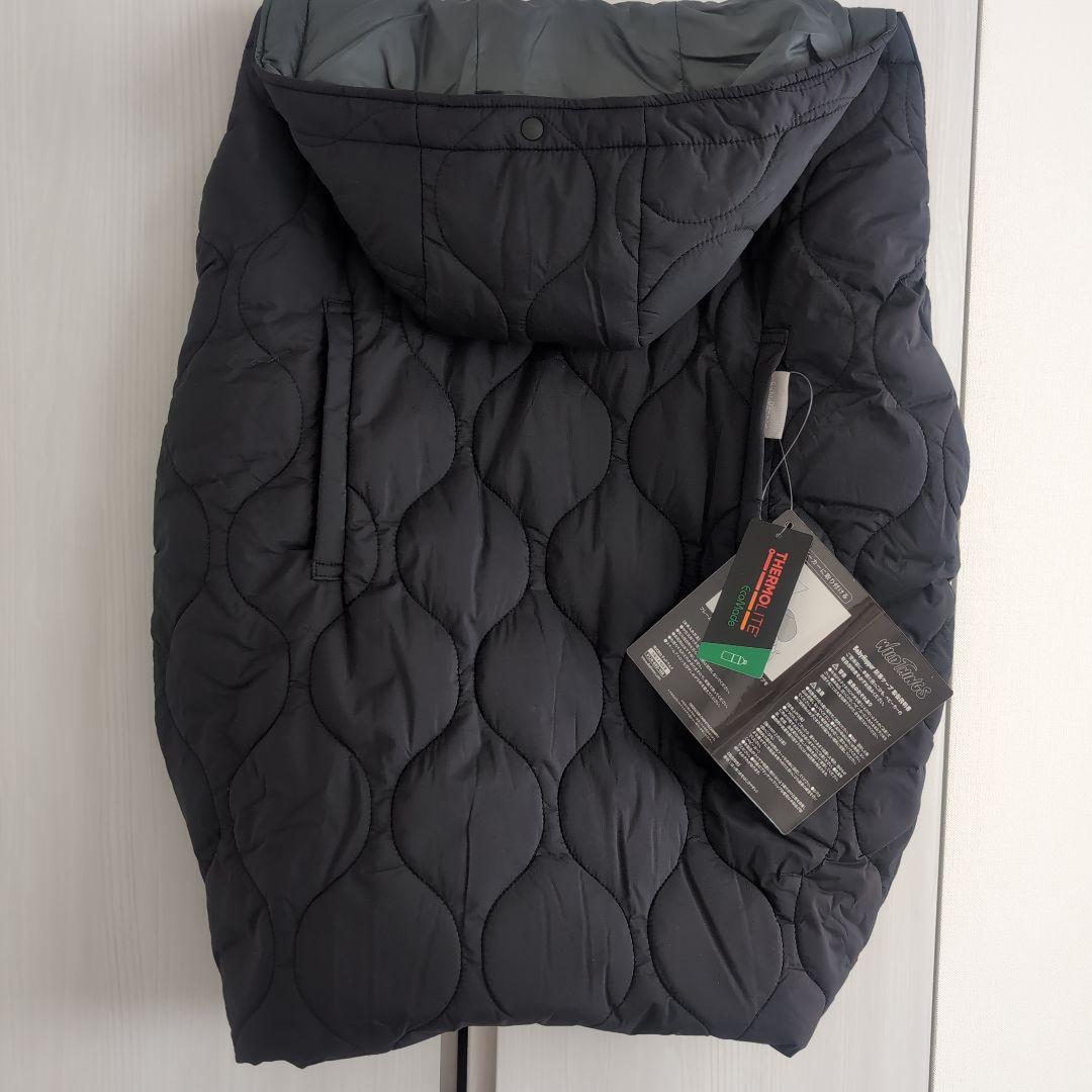 【新品未使用】WILD THINGS ブラック キルティング防寒ケープ