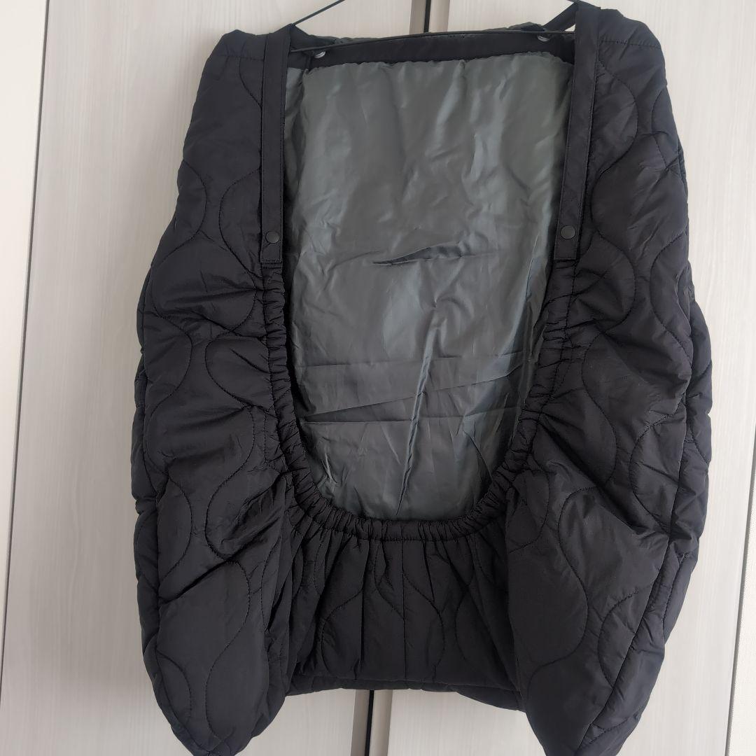 【新品未使用】WILD THINGS ブラック キルティング防寒ケープ