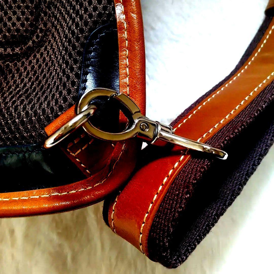 限定色CiaoチャオITALYレザーキーファノイ　ネイビー ボディバッグ未使用