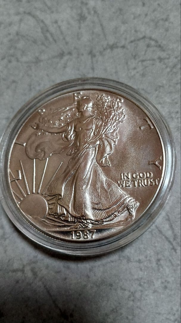 ラ*ム様 イーグル銀貨ウォーキングリバティ1オンス銀貨