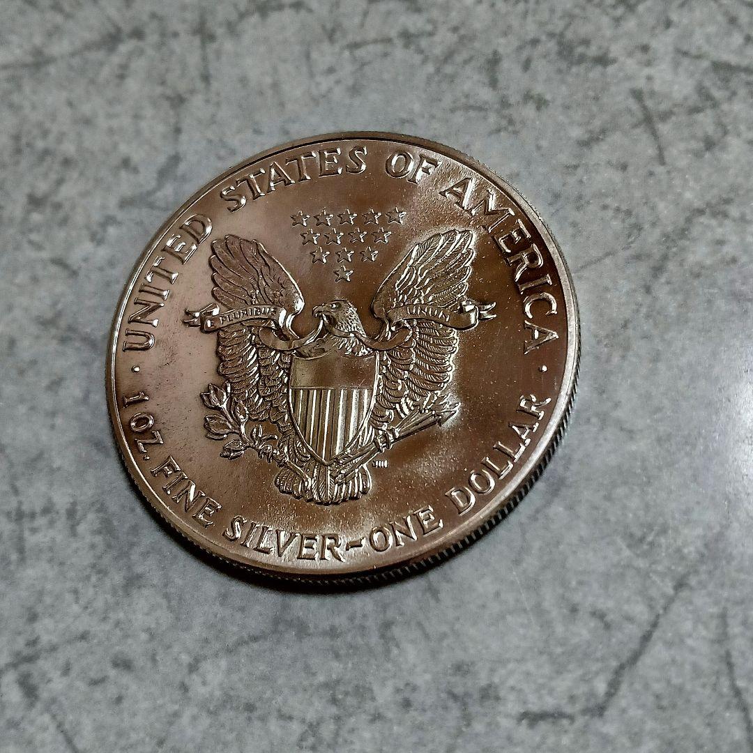 ラ*ム様 イーグル銀貨ウォーキングリバティ1オンス銀貨