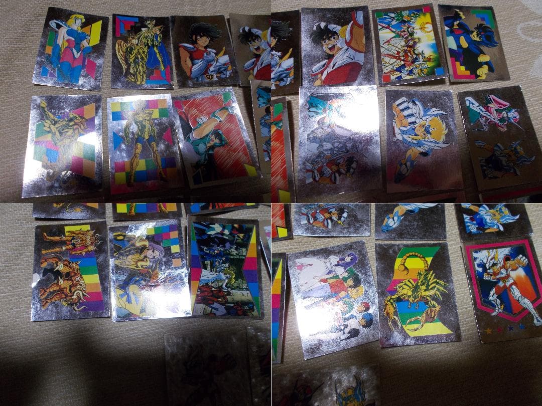 聖闘士星矢　1980年代～90年代のシール、マグネット、カード等109枚セット