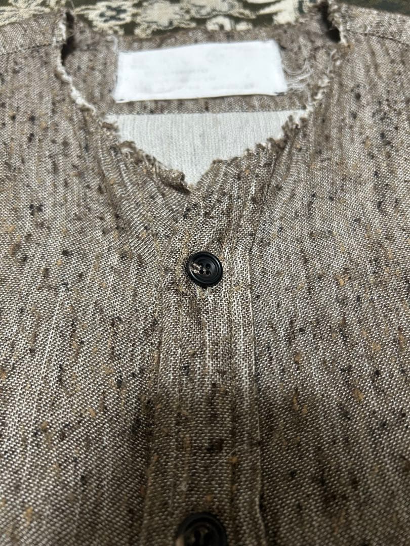 D seconD ノーカラーシャツ