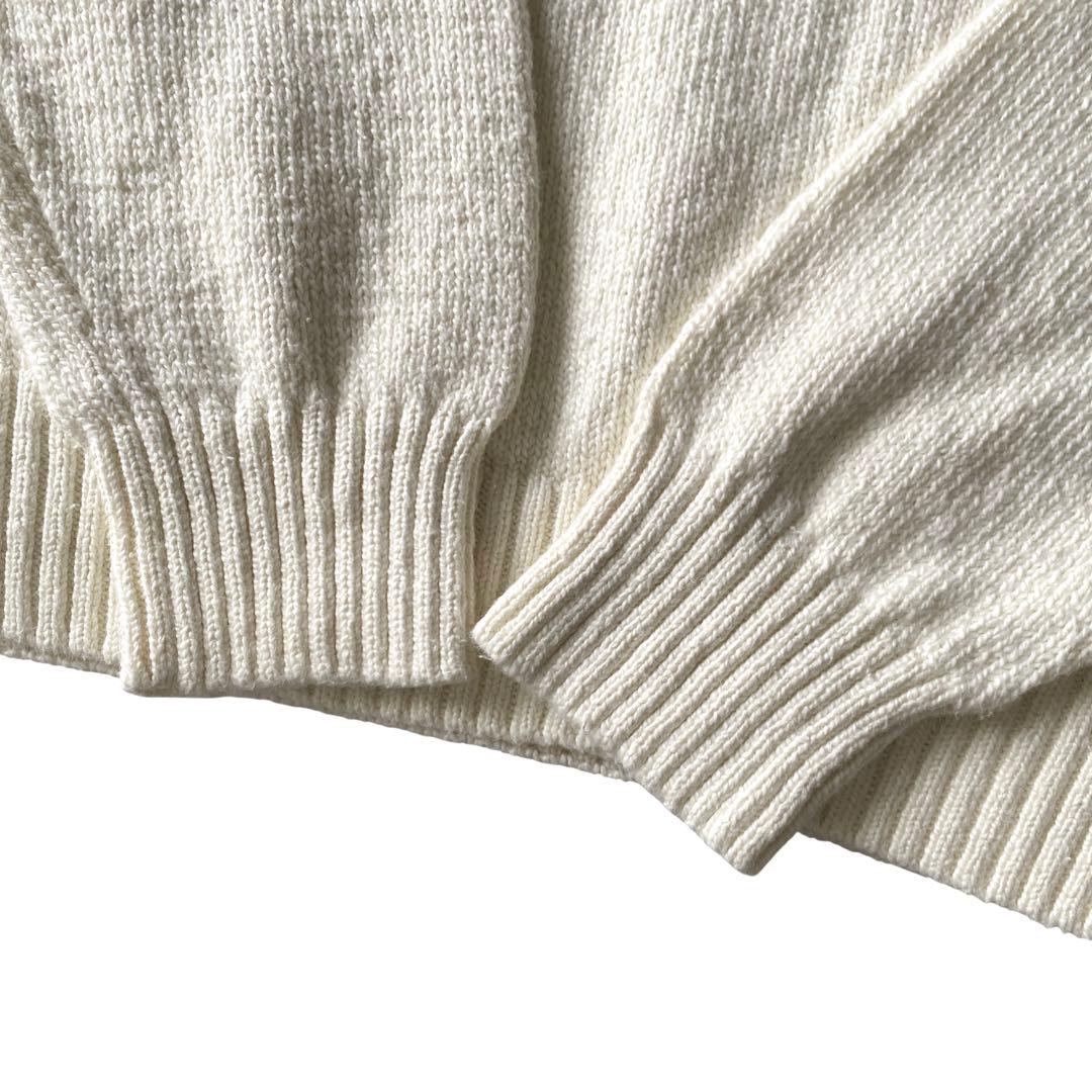 デッドストック 90s AKA EDDIE BAUER コットンニットセーター