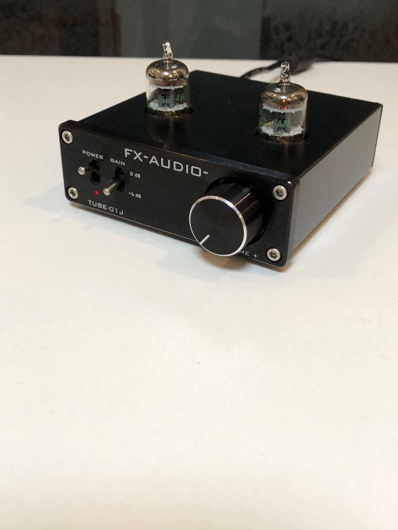 FX-AUDIO TUBE-01 真空管アンプ真空管5セット10管電源ケーブル付