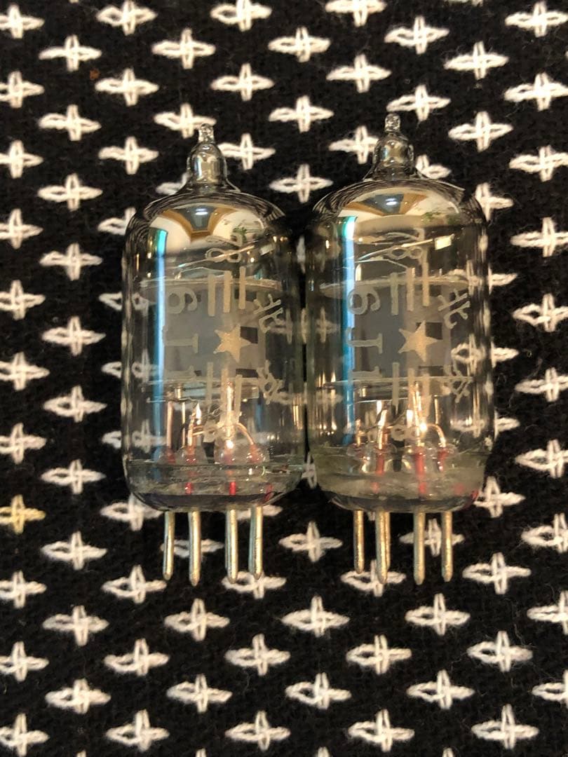 FX-AUDIO TUBE-01 真空管アンプ真空管5セット10管電源ケーブル付