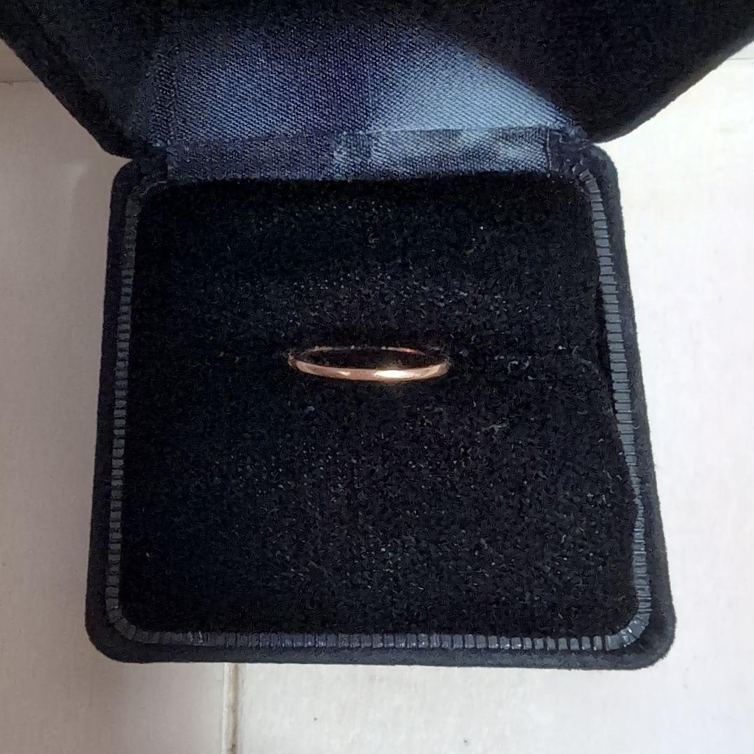 4℃ K10 ダイヤモンド ピンキーリングハーフエタニティ