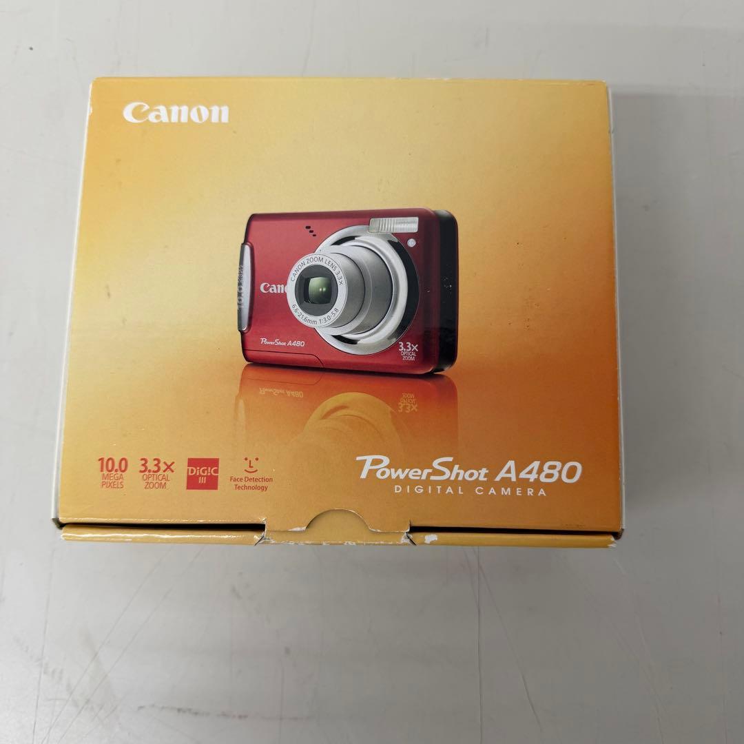 Canon PowerShot A480 レッド　デジタルカメラ