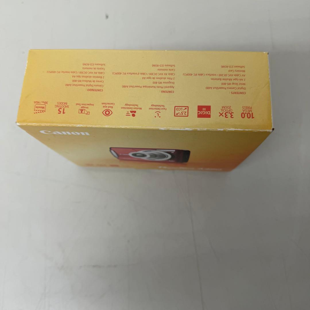Canon PowerShot A480 レッド　デジタルカメラ