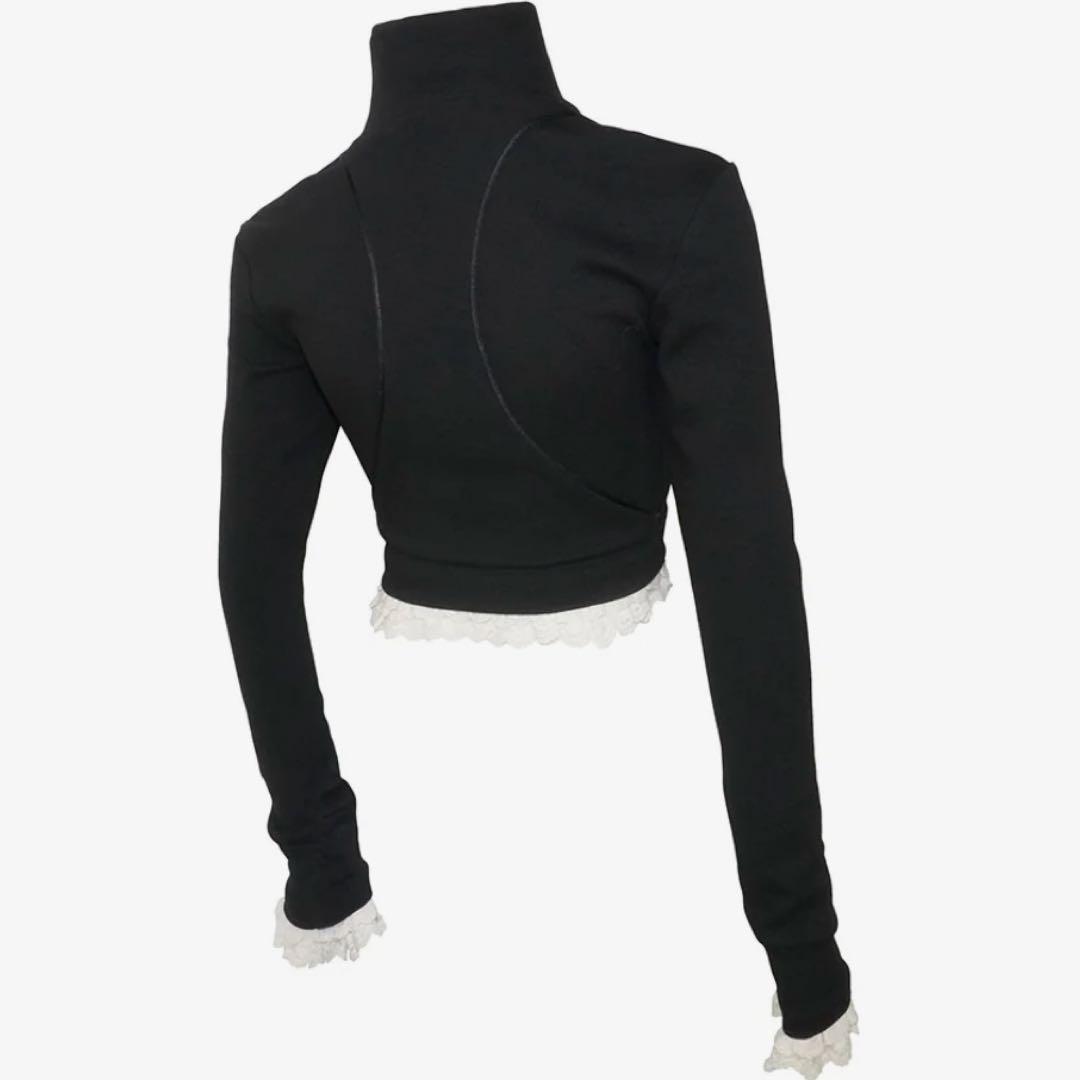 トップス THEREDTHREAD S track jersey jacket lace