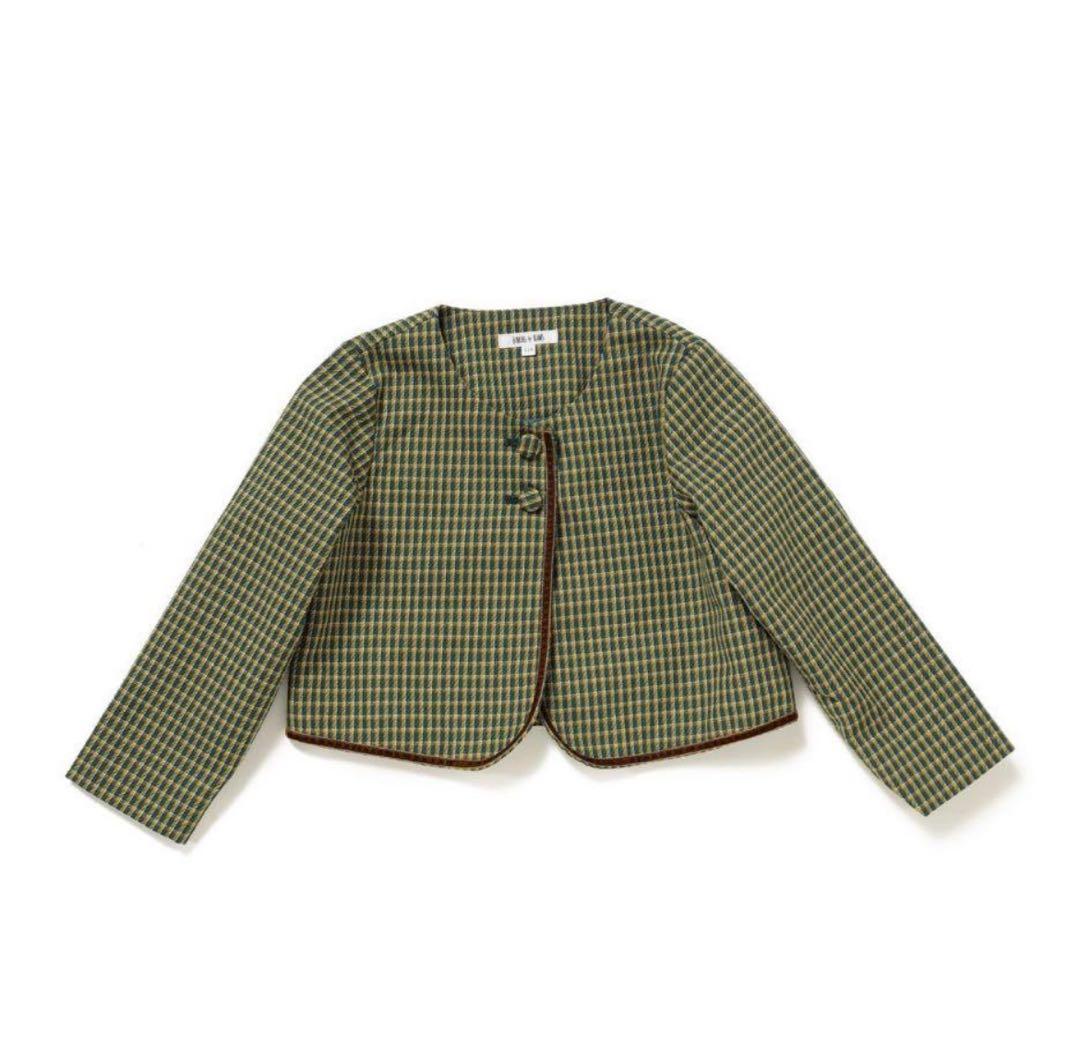 B:MING by BEAMSチェックワンピース　ジャケット2点セット