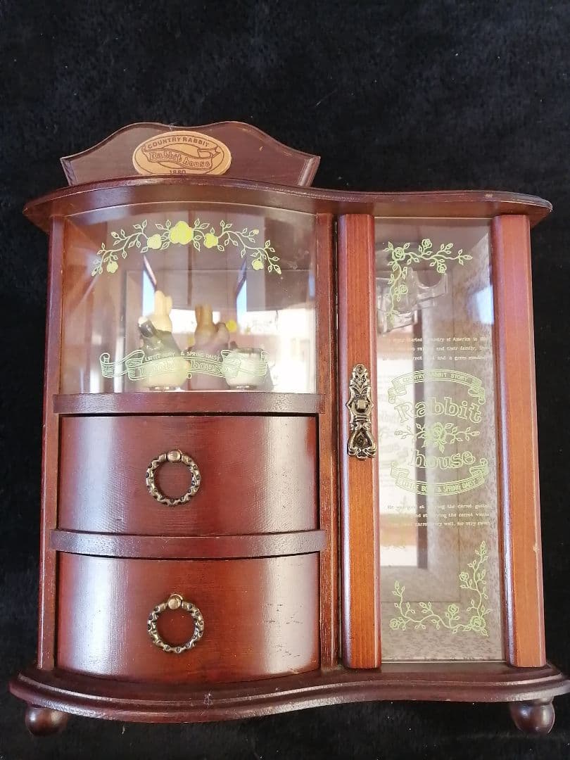 COUNTRY RABBIT ラビットハウス　オルゴール　アクセサリーケース希少