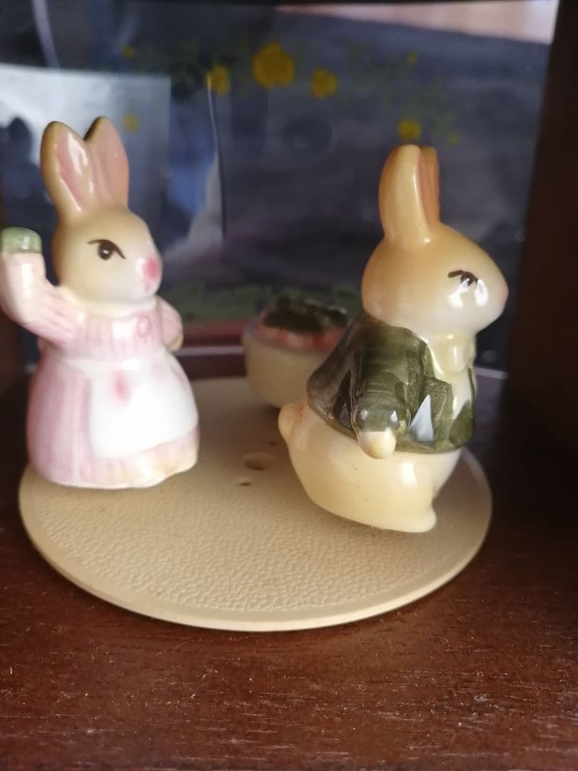 COUNTRY RABBIT ラビットハウス　オルゴール　アクセサリーケース希少