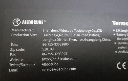 新品未使用 ALLDOCUBE M5XS電話タブレット PC 10.1インチ4G