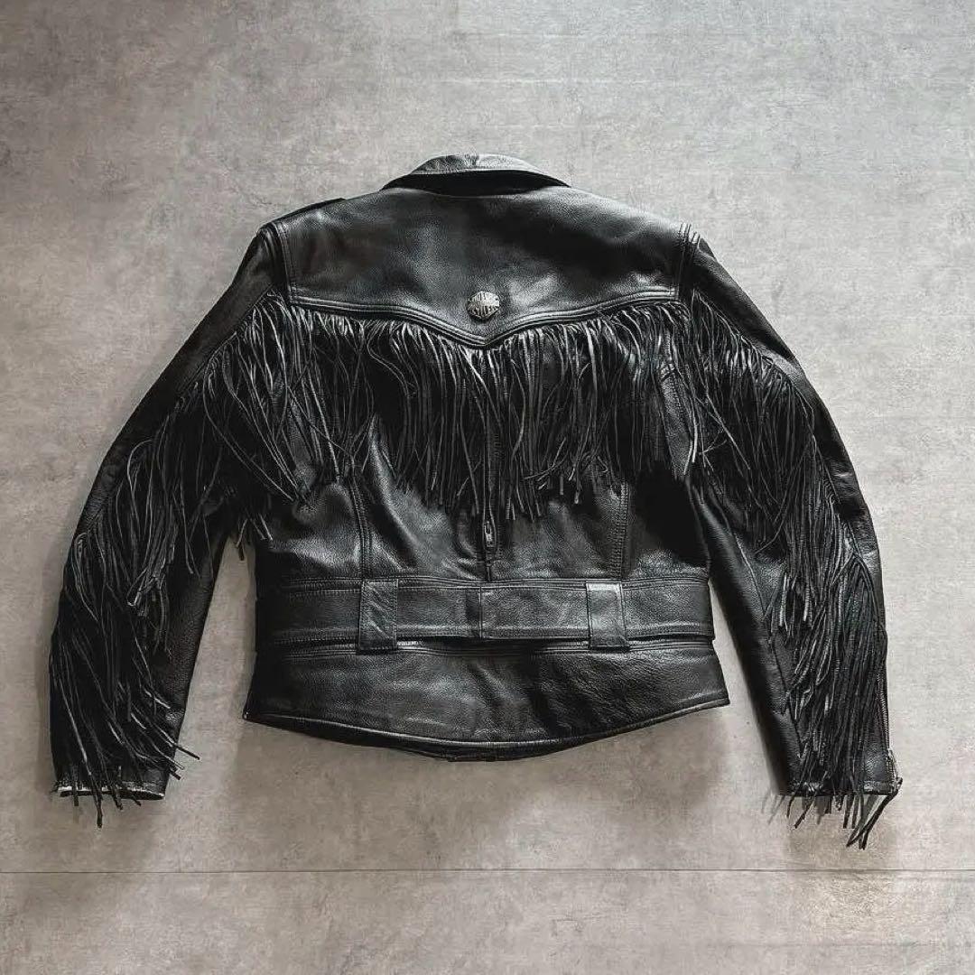 【超希少】90s 短丈 ハーレーダビッドソン ライダースレザージャケット M