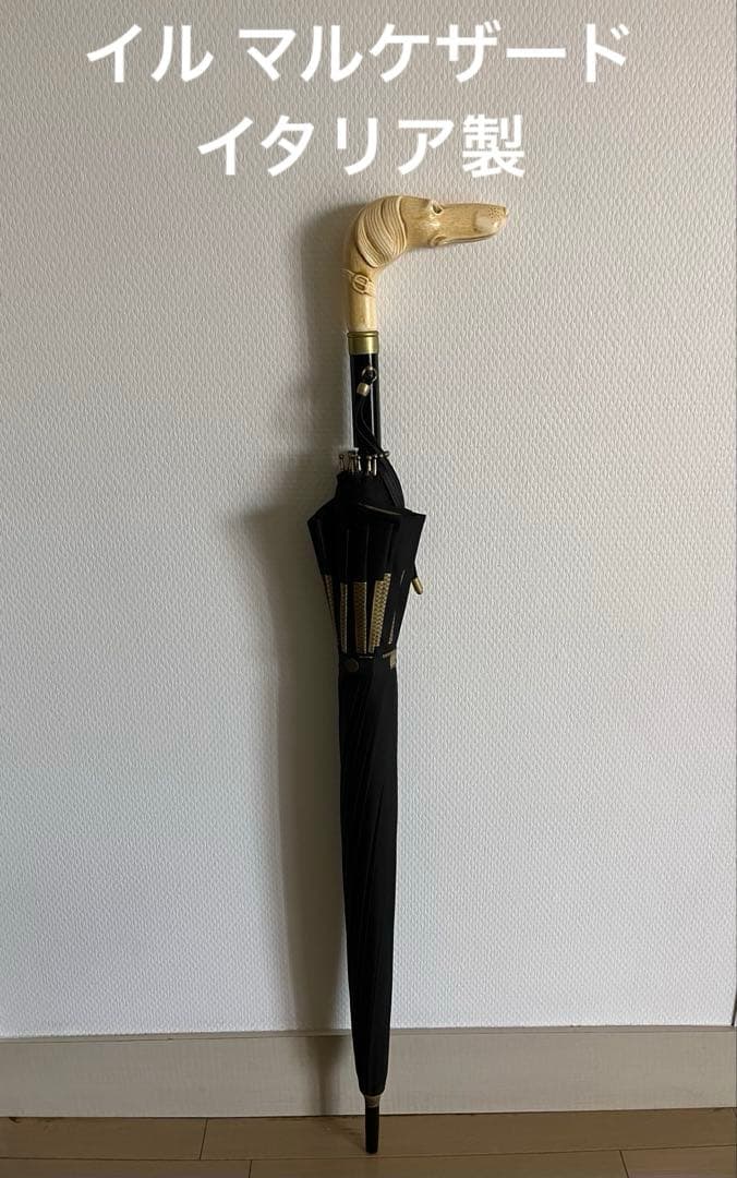 イル マルケザード(イタリア) 犬ハンドル　紳士傘 il Marchesato