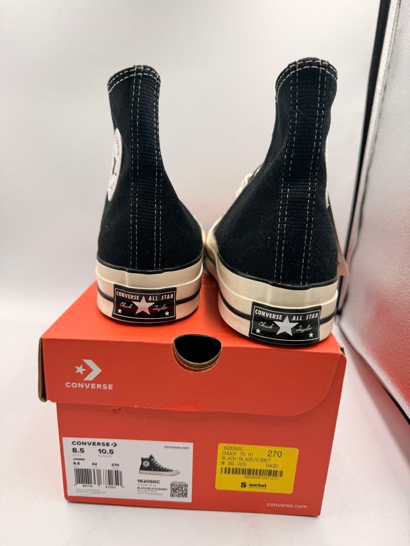 新品未使用品タグ有converse chuck taylor70 HIハイカット
