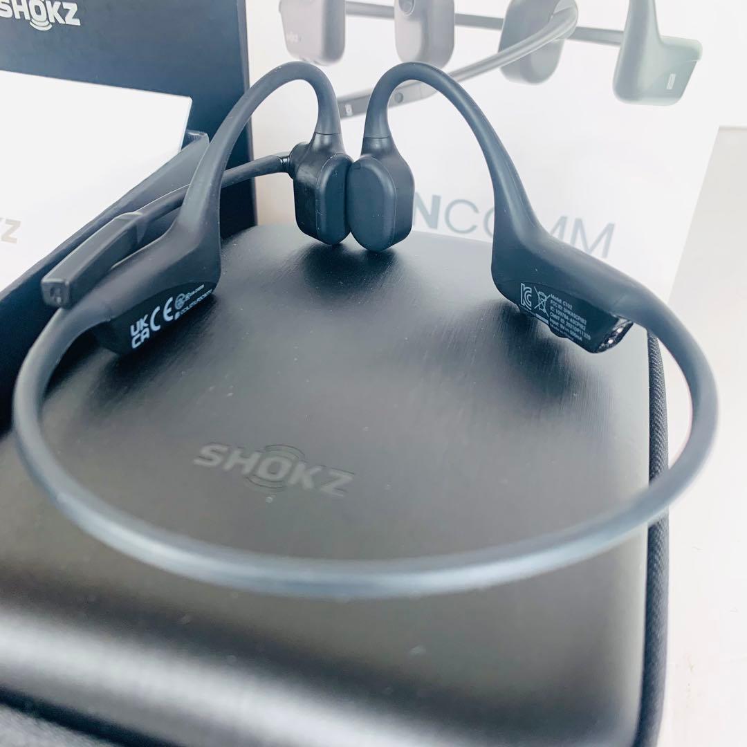 Shokz OpenComm C102 骨伝導イヤホン｜リモート会議向け
