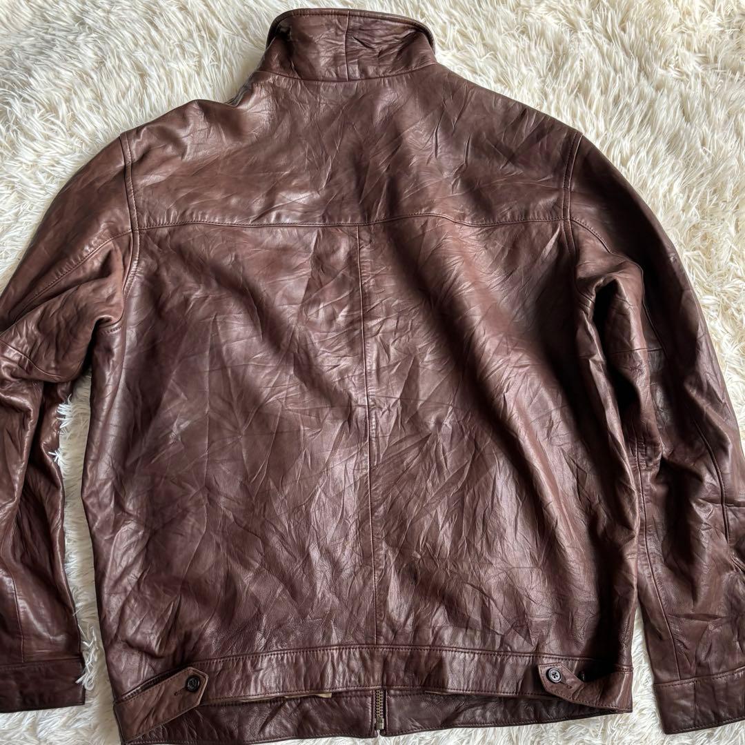 ラルフローレン　スイングトップ　レザージャケット　リアルレザー