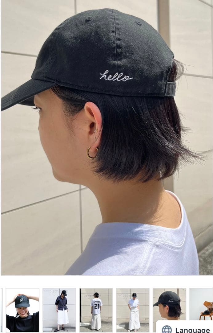 【MADISONBLUE】B CAP 黒※タグあり※