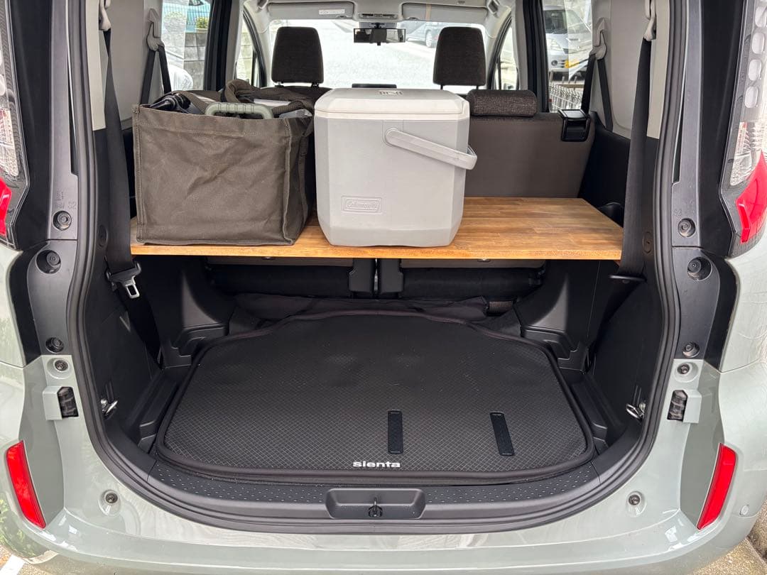 【最新版】新型シエンタ10系専用 天然木ラゲッジボード ワトコオイル仕上げ