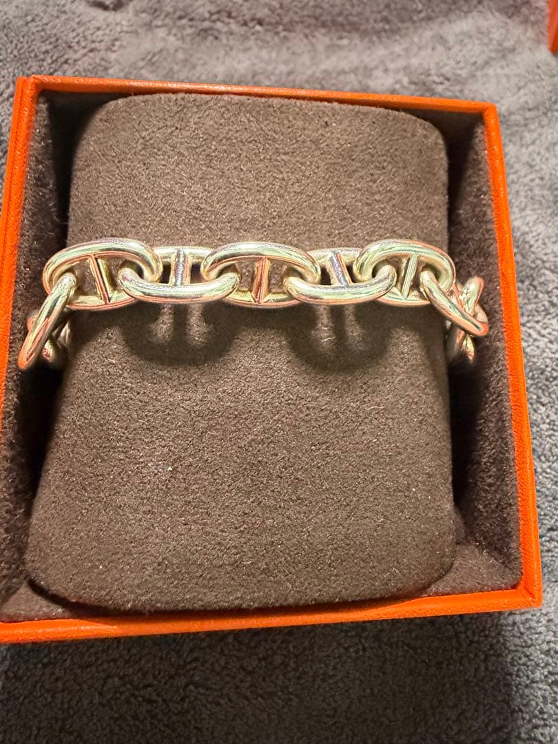 エルメス　シェーヌダンクル　ブレスレット　MM　18コマ