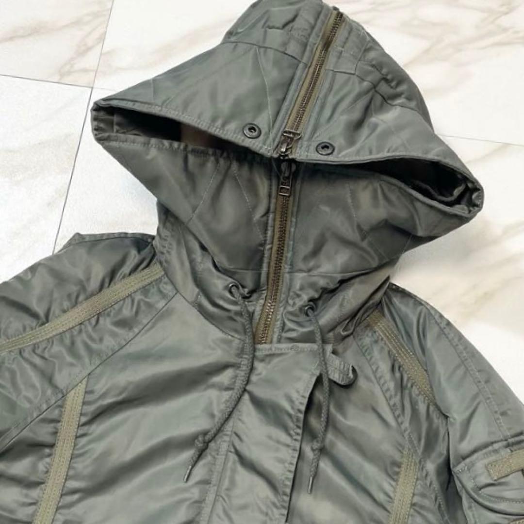 【美品 Y2K】アヴィレックス N-2B フライトジャケット 短丈 ボア カーキ