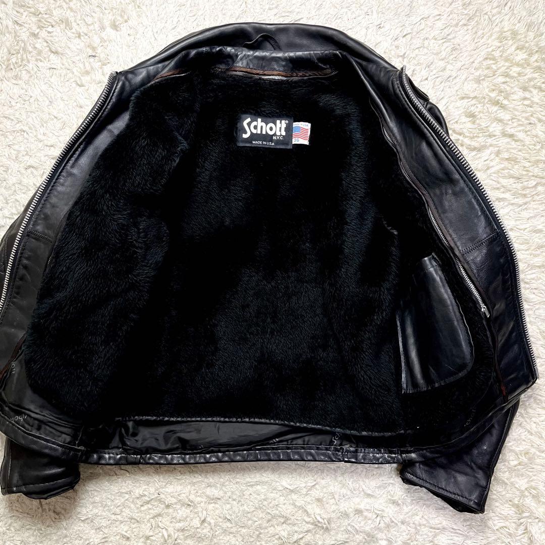 入手困難/2way✨ショット シングルライダース レザージャケット 642 36