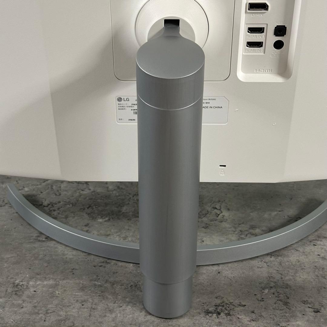 LG 27UL550-W 27型 4K 液晶ディスプレイ HDR対応