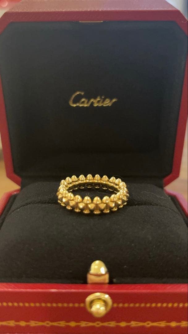お値下げしました【美品】クラッシュ ドゥ カルティエ リング SM PG