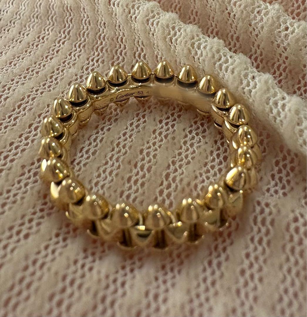 お値下げしました【美品】クラッシュ ドゥ カルティエ リング SM PG