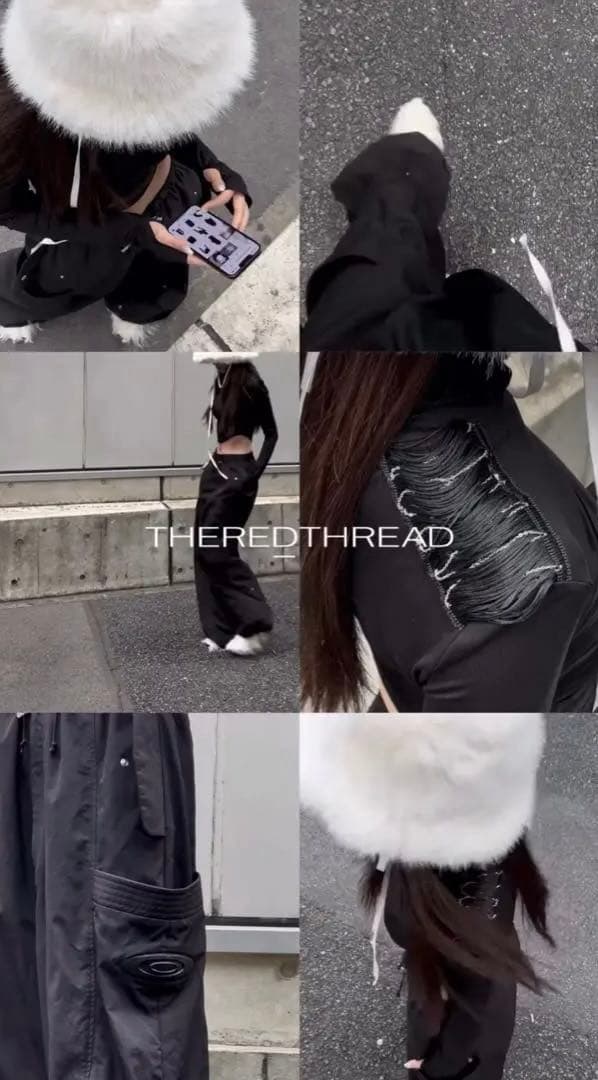 トップス theredthread S embellished shoulder tops