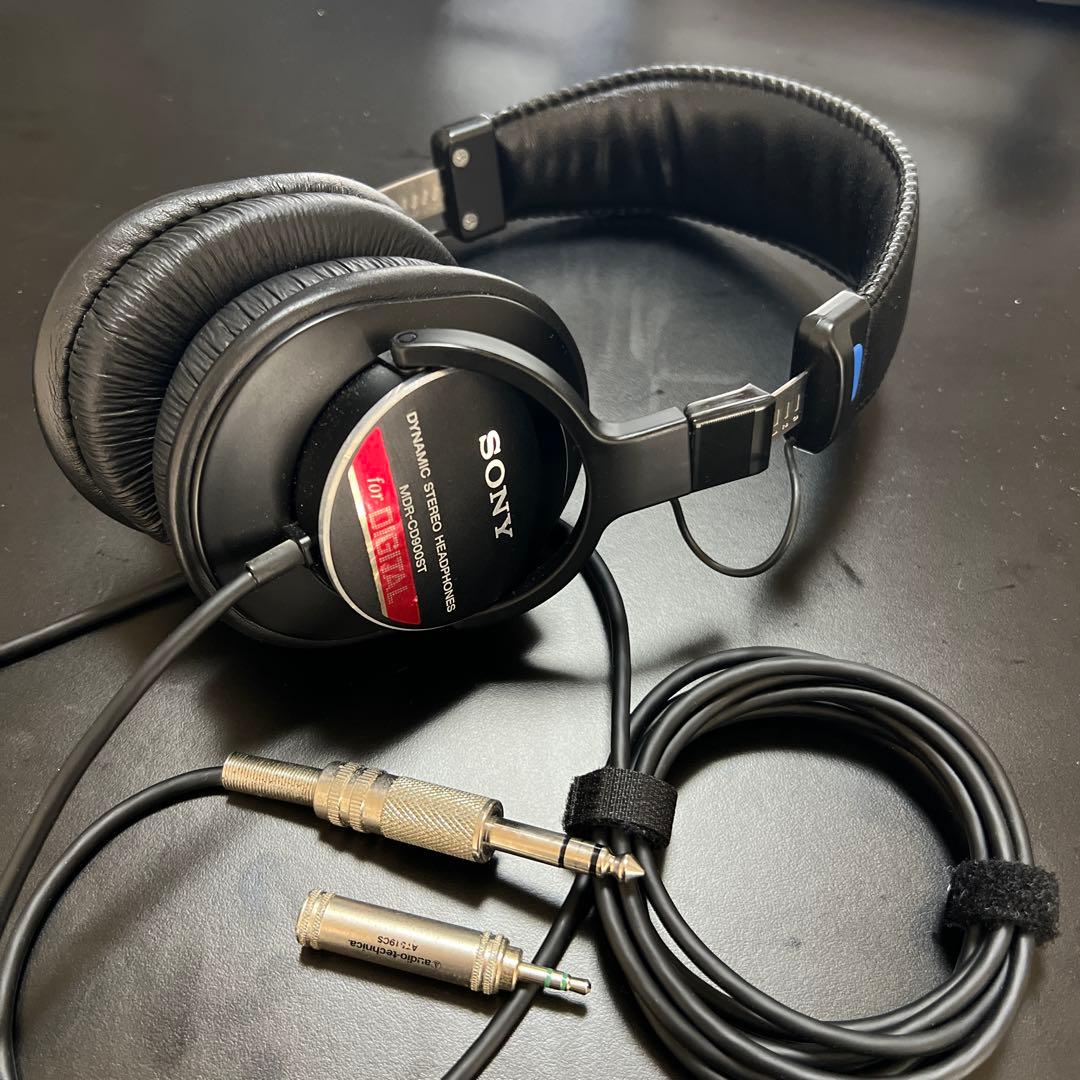 SONY MDR-CD900STとイヤホンジャック変換アダプター